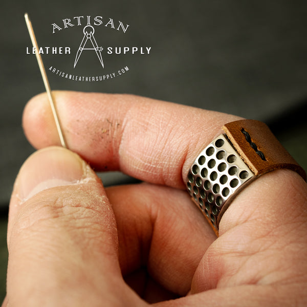 Metal sewing thimble