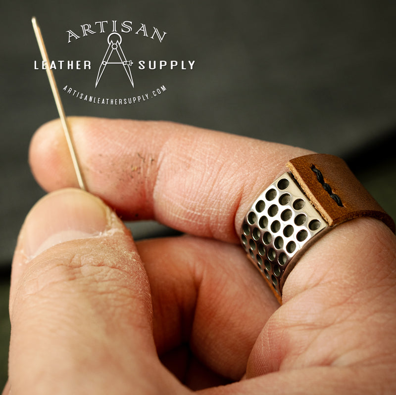 Metal sewing thimble