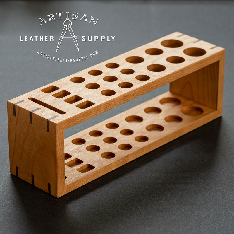 Tool rack with drawers - Leather Artisan Lab